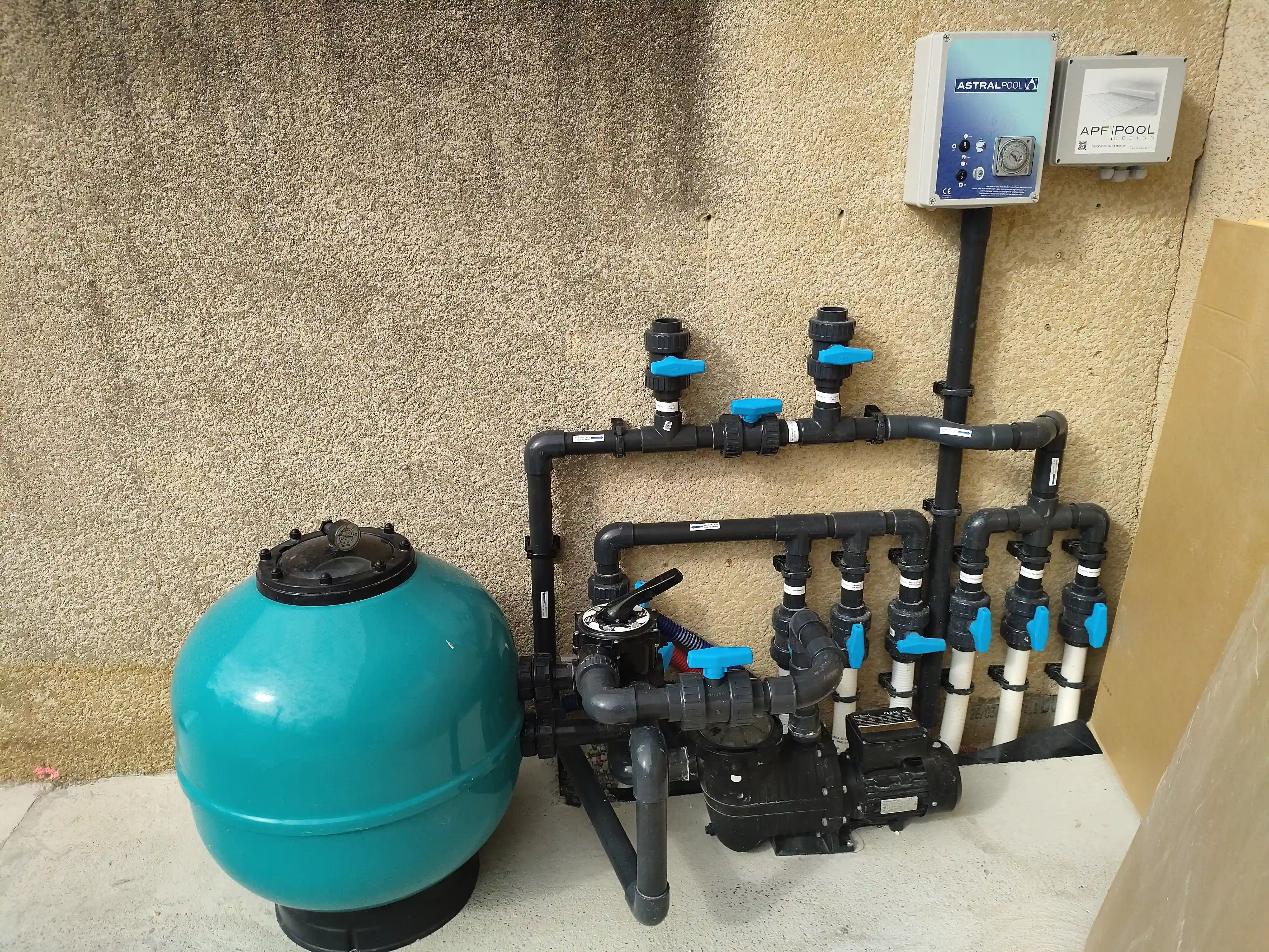 Local technique avec système de filtration moderne